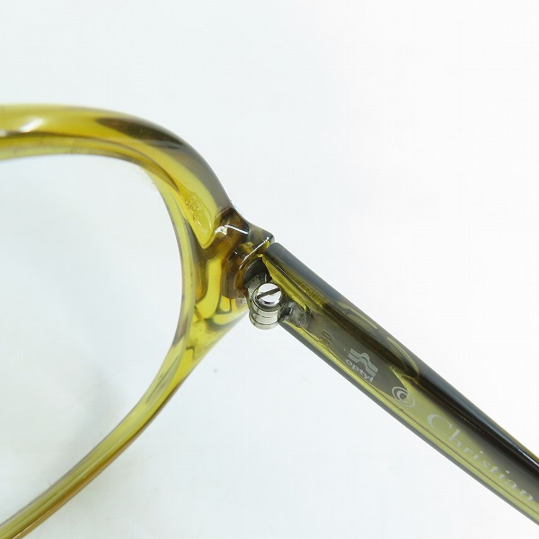 実際に弊社で買取させて頂いたChristian Dior/クリスチャンディオール 度入りサングラス/メガネフレーム 2201Aの画像 4枚目