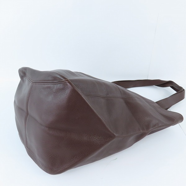 実際に弊社で買取させて頂いたCOACH/コーチ オールドコーチ レザー トートバッグ ブラウン 4082の画像 2枚目