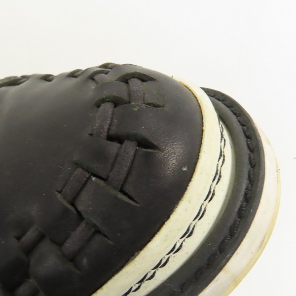 実際に弊社で買取させて頂いたglamb/グラム Horan mid sneakers ホーランミッドスニーカー/サイドジップ/GB0318-AC07/3の画像 6枚目