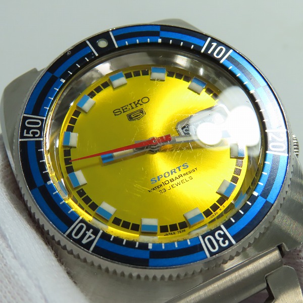 実際に弊社で買取させて頂いたSEIKO/セイコー 5 SPORTS/ファイブスポーツ 自動巻き 7S36-008Aの画像 5枚目