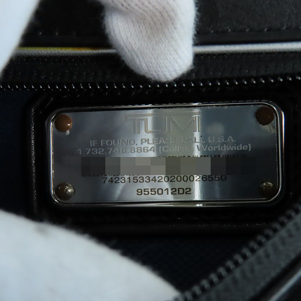 実際に弊社で買取させて頂いたTUMI/トゥミ ブラッドリー レザーバックパック 955012D2の画像 6枚目