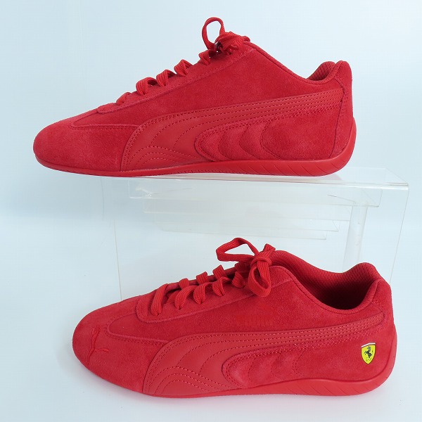 実際に弊社で買取させて頂いたPUMA×Ferrari/プーマ×フェラーリ  SPEEDCAT/スピードキャット レッド 306796-03/25.5の画像 3枚目