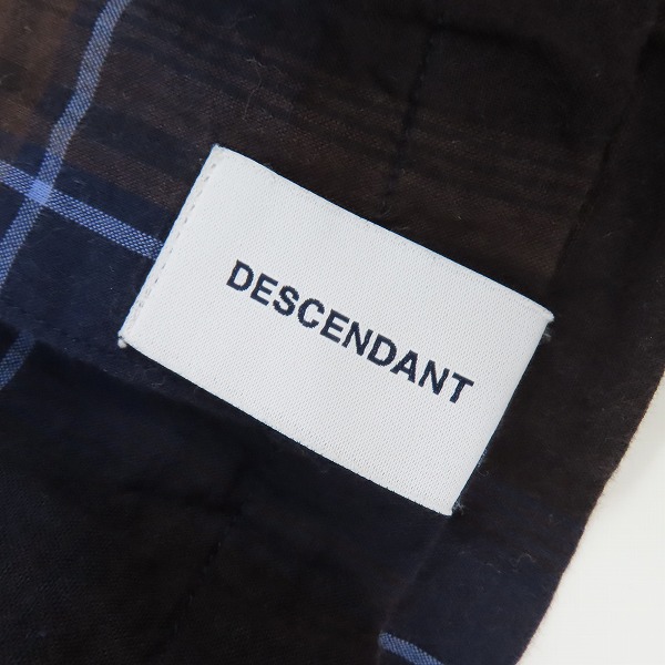 実際に弊社で買取させて頂いたDESCENDANT/ディセンダント チェック柄 長袖シャツ/2の画像 3枚目