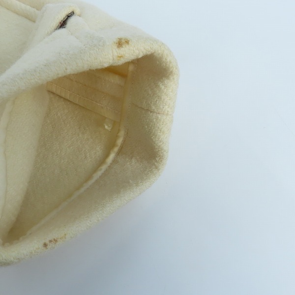 実際に弊社で買取させて頂いたBURBERRY BLUE LABEL/バーバリーブルーレーベル ウールダッフルコート/Lの画像 9枚目