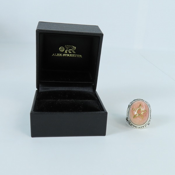 実際に弊社で買取させて頂いたALEX STREETER/アレックスストリーター エンジェルハートリング ピンクオパール/14号の画像 7枚目