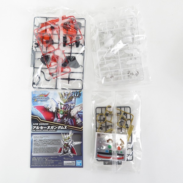 実際に弊社で買取させて頂いた【未組立】BANDAI SDW HEROES 斉天大聖悟空インパルスガンダム 闘戦勝仏/アルセーヌガンダムX/ヴェルデバスター隊員 3点セットの画像 2枚目