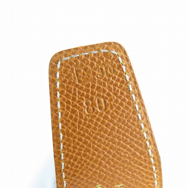 実際に弊社で買取させて頂いたHERMES/エルメス リバーシブル コンスタンスHレザーベルト □A刻印の画像 3枚目
