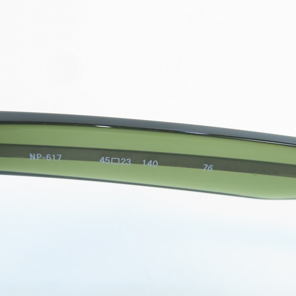 実際に弊社で買取させて頂いた999.9/フォーナインズ アイウェア/メガネフレーム NP-617の画像 4枚目