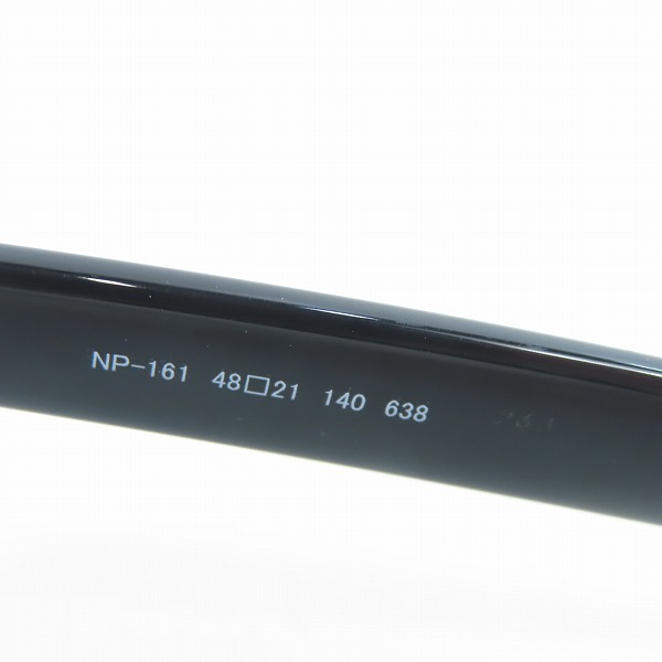 実際に弊社で買取させて頂いた999.9/フォーナインズ アイウェア/メガネフレーム NP-161 638の画像 4枚目