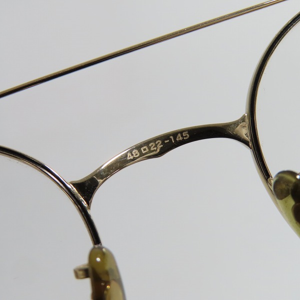 実際に弊社で買取させて頂いたOLIVER PEOPLES/オリバーピープルズ Cheswick G メタルフレーム メガネフレーム アイウェアの画像 7枚目