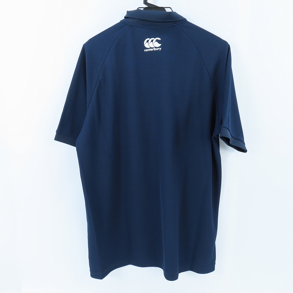 実際に弊社で買取させて頂いた【未使用】Canterbury/カンタベリー ポロシャツ ネイビー RA30373/XLの画像 1枚目