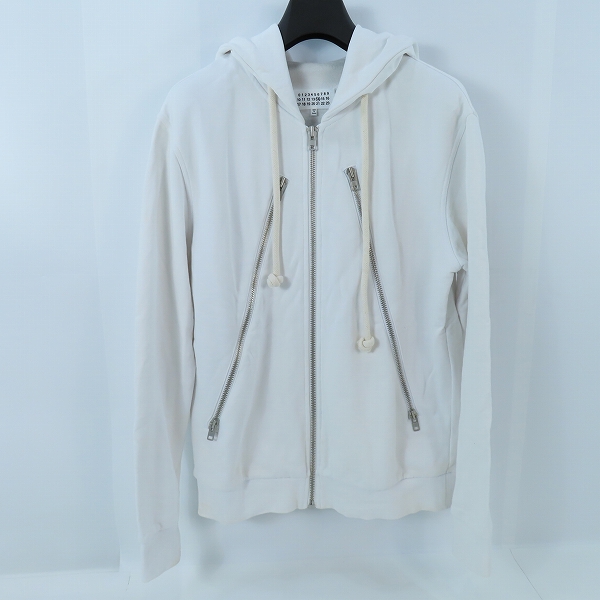 実際に弊社で買取させて頂いたMartin Margiela 14/マルタンマルジェラ 19AW ハの字 ジップアップ スウェット パーカー S50HG0006 S25368/44