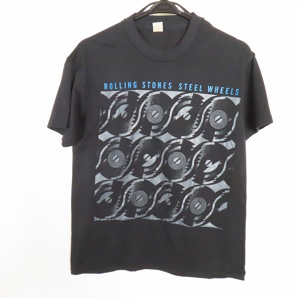 実際に弊社で買取させて頂いたROLLING STONES/ローリングストーンズ  1989年/90S/ヴィンテージ STELL WHEELS THE NORTH AMERICAN TOUR Tシャツ M