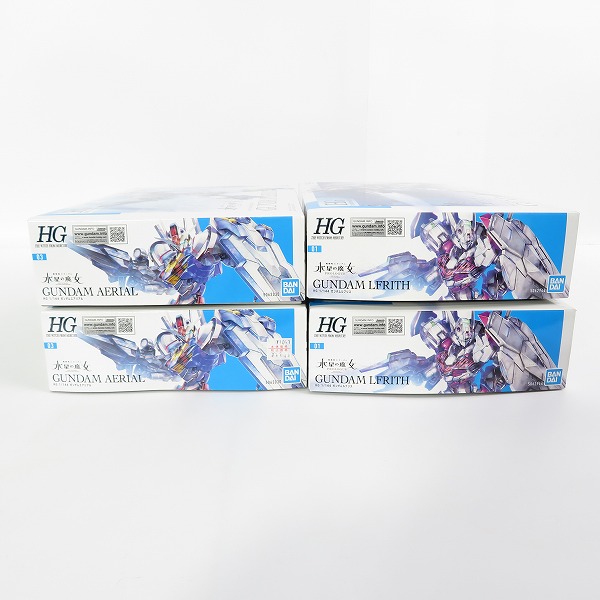 実際に弊社で買取させて頂いた【未組立】BANDAI/バンダイ HG 1/144 機動戦士ガンダム水星の魔女 ガンダムエアリアル/ガンダムブリス 4点セットの画像 5枚目