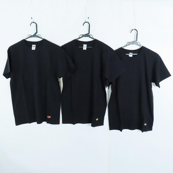 実際に弊社で買取させて頂いた(1)FRAGMENT DESIGN/フラグメントデザイン THE CONVENI GINZA ザコンビニ FRUIT OF THE LOOM 3P TEE/ブラック