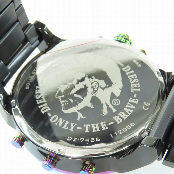 実際に弊社で買取させて頂いたDIESEL/ディーゼル Mr. Daddy 2.0 ミスターダディ 2.0 腕時計 アナログ クロノグラフ DZ-7436【動作未確認】の画像 4枚目