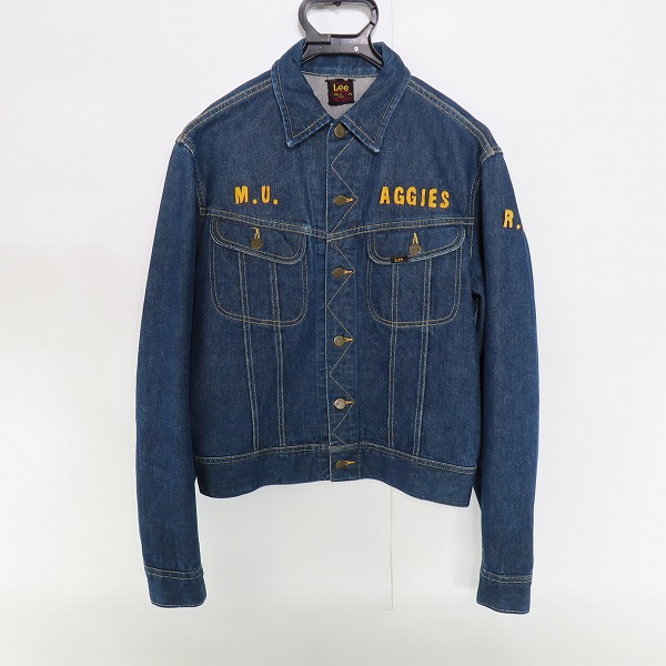 実際に弊社で買取させて頂いたLee/リー ヴィンテージ 50s中期 101-J 赤タグ デニムジャケット/40