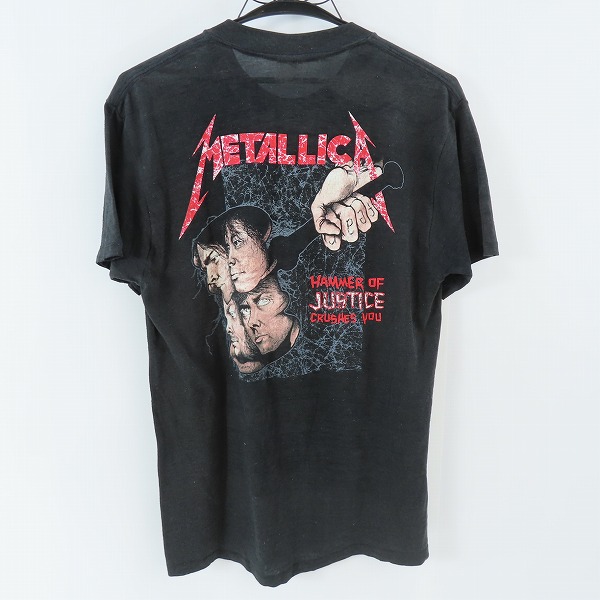 実際に弊社で買取させて頂いたMETALLICA/メタリカ and justice for all ツアー ヴィンテージ バンT/Lの画像 1枚目