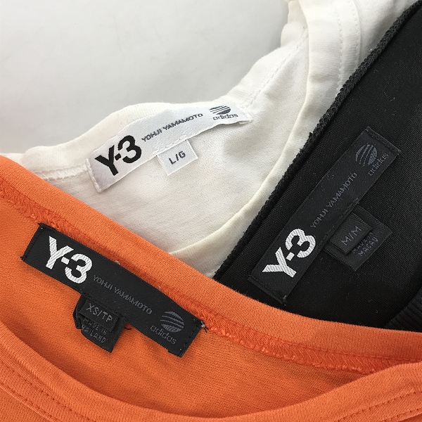 実際に弊社で買取させて頂いた【おまとめ】Y-3/ワイスリー Yohji Yamamoto×adidas/ヨウジヤマモト×アディダス Tシャツ/カットソーの画像 1枚目
