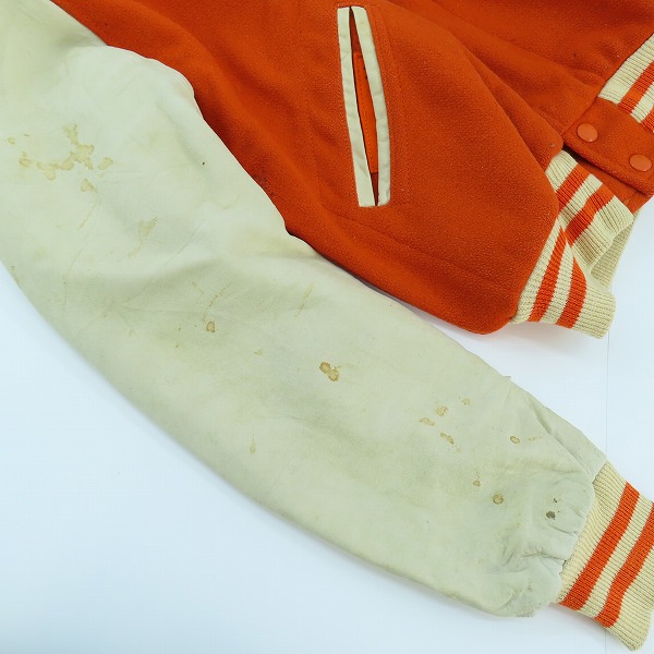 実際に弊社で買取させて頂いたWILSON/ウィルソン スタジャン ヴィンテージ アワードジャケット/38の画像 8枚目