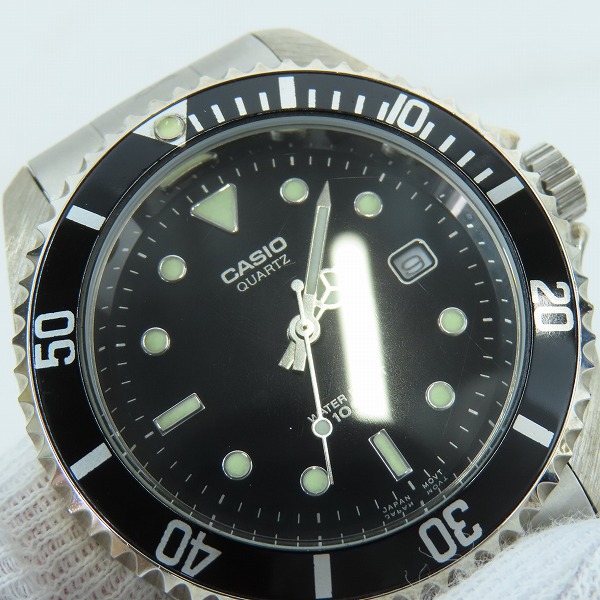 実際に弊社で買取させて頂いたCASIO/カシオ クォーツ アナログ腕時計 MTD-1010【動作未確認】の画像 7枚目