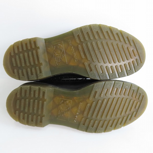 実際に弊社で買取させて頂いたDr.Martens/ドクターマーチン 3989 ウィングチップ レザーシューズ/黒 UK4の画像 2枚目