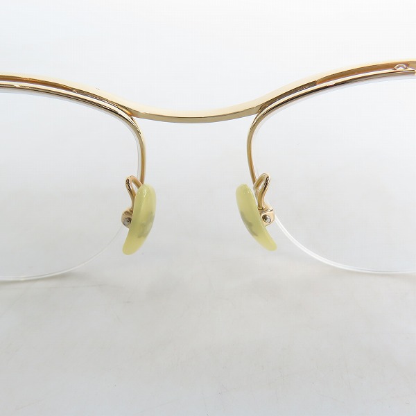 実際に弊社で買取させて頂いた999.9/フォーナインズ メガネフレーム アイウェア S-846Tの画像 3枚目