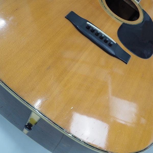 実際に弊社で買取させて頂いた★【弦無し】Morris/モーリス W-30 幌馬車ラベル アコースティックギター/アコギの画像 6枚目