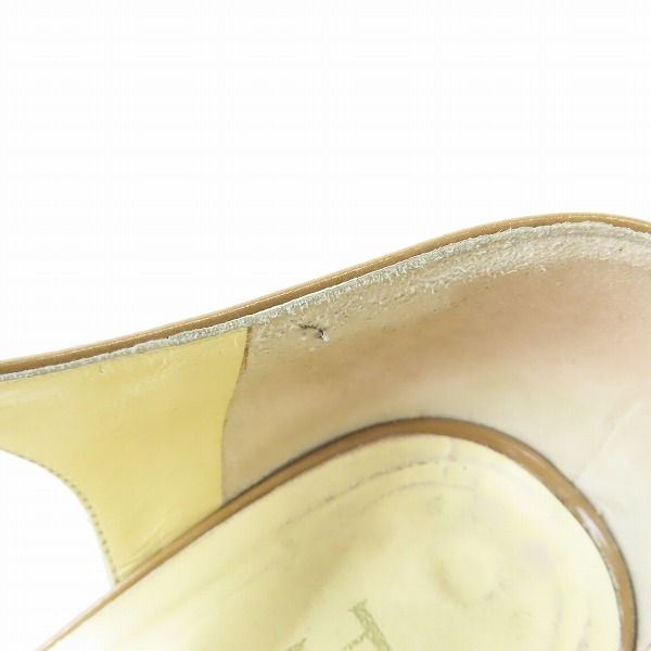 実際に弊社で買取させて頂いたPRADA/プラダ ウェッジ ストラップ パンプス 39.5の画像 7枚目