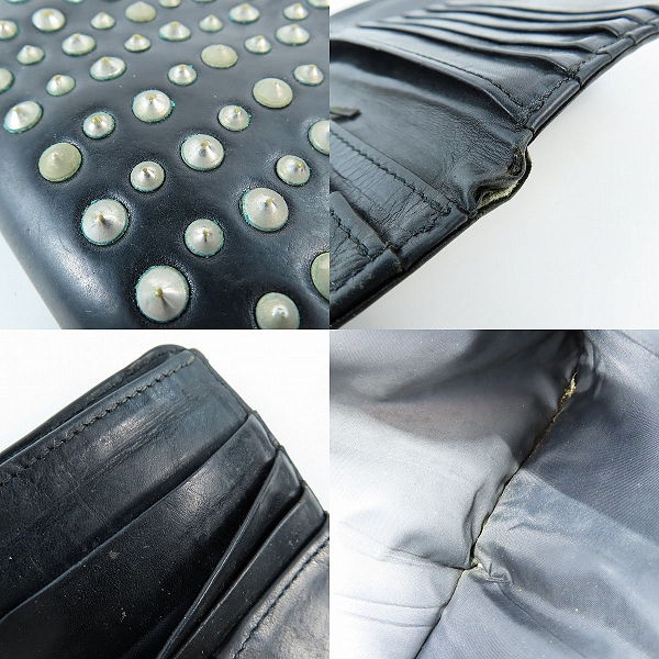 UNDERCOVER/アンダーカバー レザースタッズ 財布/ウォレットの