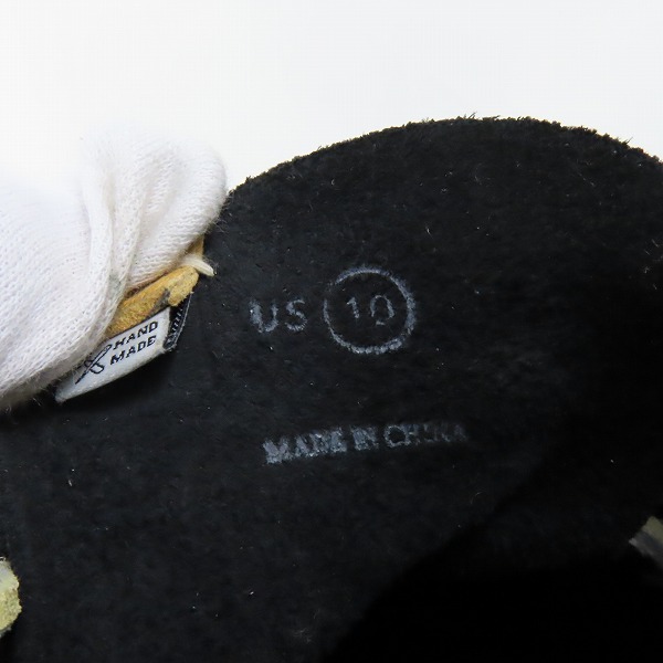 実際に弊社で買取させて頂いたvisvim/ビスビム HOCKNEY - FOLK ホックニー ホルク デッキシューズ/US10の画像 5枚目