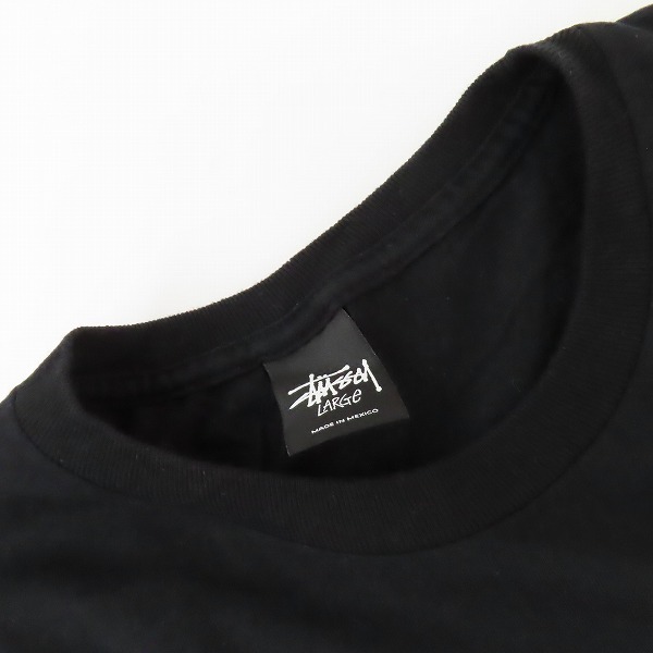 実際に弊社で買取させて頂いたmastermind JAPAN×STUSSY/マスターマインドジャパン×ステューシー サイドスカル 半袖Tシャツ Lの画像 6枚目