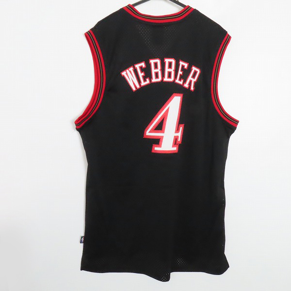実際に弊社で買取させて頂いたReebok/リーボック SIXERS/シクサーズ Chris Webber/クリス・ウェバー #4 ユニフォーム/XLの画像 1枚目