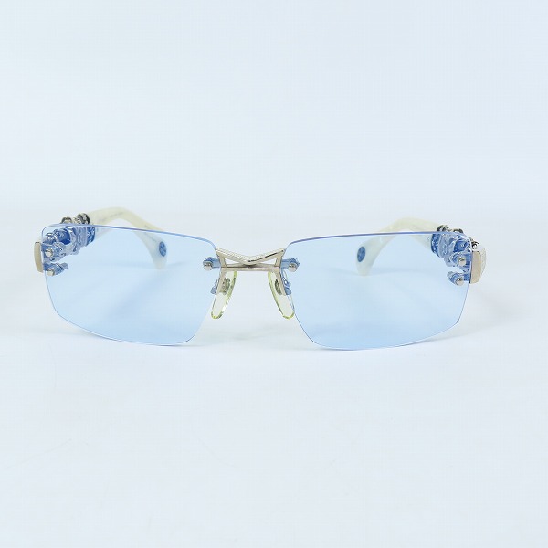 実際に弊社で買取させて頂いたA'rossvy/ロズヴィー シルバー925 クロス モチーフ サングラス/アイウェア 209251615の画像 1枚目