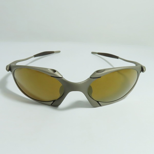実際に弊社で買取させて頂いたOAKLEY/オークリー ROMEO/ロメオ X-METAL/エックスメタル TITANIUM サングラス/アイウェア GOLD IRIDIUM/ゴールドイリジウム