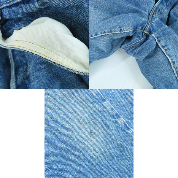 実際に弊社で買取させて頂いたLevis/リーバイス 501 ヴィンテージ 66後期 刻印6 スモールe ボタンフライ デニムパンツ w32l33の画像 9枚目