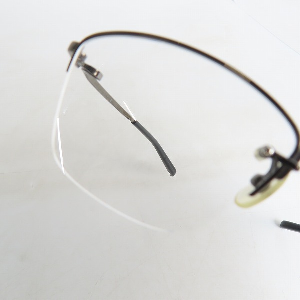 実際に弊社で買取させて頂いた999.9/フォーナインズ メガネフレーム アイウェア O-16Tの画像 7枚目