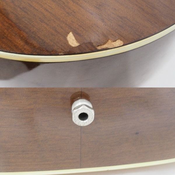 実際に弊社で買取させて頂いた★【使用感有り】Ｍorris/モーリス MD-505 アコースティックギター/アコギ 幌馬車ラベル 日本製 ハードケース付の画像 7枚目