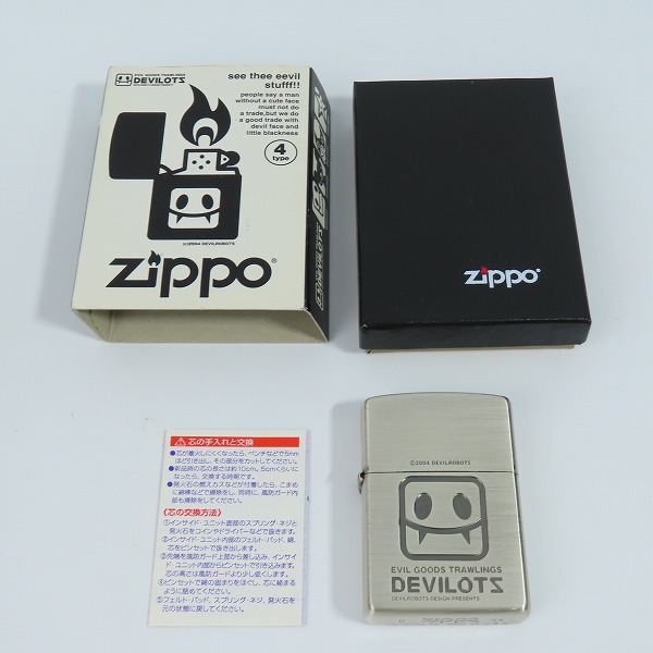 実際に弊社で買取させて頂いたZIPPO/ジッポー デビルロボッツ DEVILOTZ 2004年製の画像 8枚目