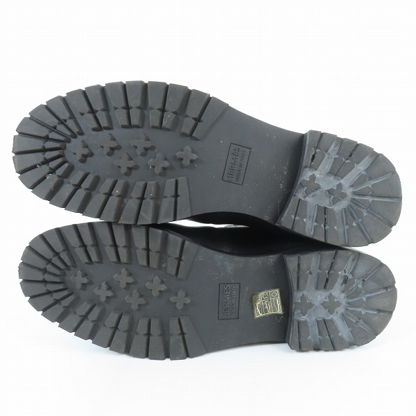 実際に弊社で買取させて頂いたHERMES/エルメス HIKING/ハイキング レザー マウンテンブーツ 40の画像 2枚目