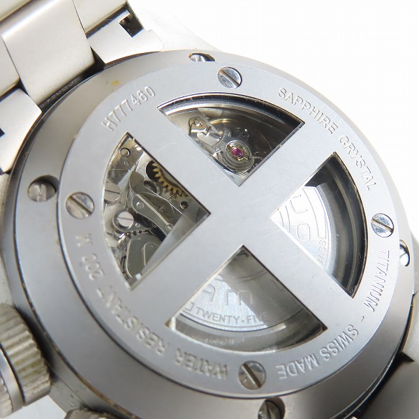 実際に弊社で買取させて頂いたHAMILTON/ハミルトン カーキネイビー フロッグマン 自動巻き 腕時計 H777460の画像 4枚目