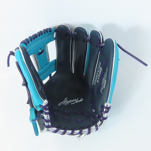 実際に弊社で買取させて頂いたRawlings/ローリングス HYPER TECH COLOR SYNC 軟式/内野手/右投げ用 グローブ GR4HTCN62 の画像 2枚目