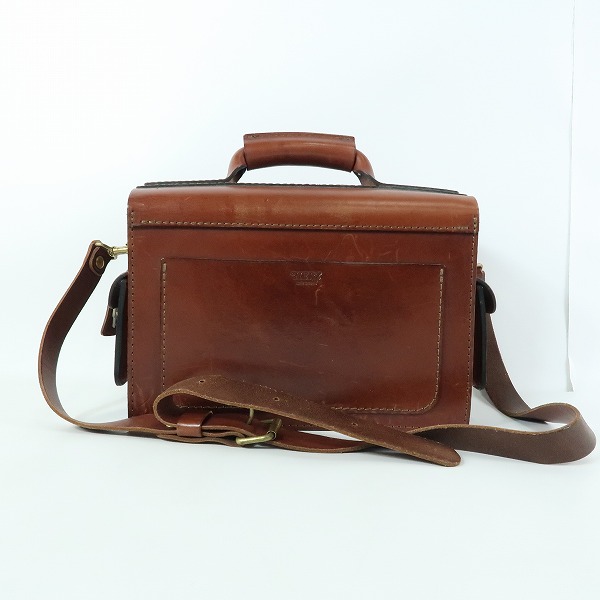 実際に弊社で買取させて頂いたHERZ/ヘルツ レザー サイコロ型 ショルダー/カメラバッグ n-27の画像 1枚目