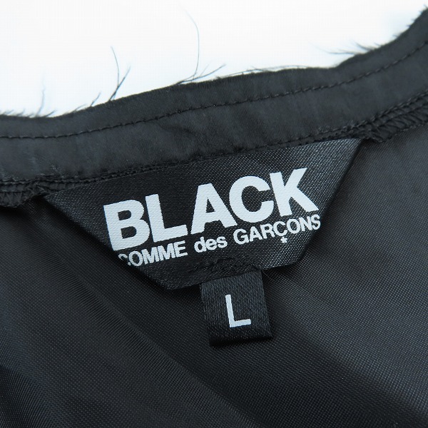 実際に弊社で買取させて頂いたBLACK COMME des GARCONS/ブラック コムデギャルソン AD2022 グラフィック タンクトップ 1J-B018/Lの画像 2枚目