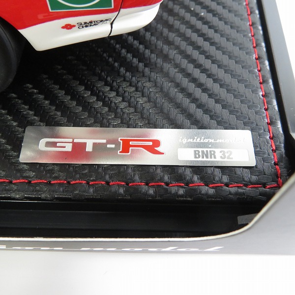 実際に弊社で買取させて頂いたイグニッションモデル 1/18 NISSAN JECS SKYLINE/日産 ジェックス スカイライン #1 1992 JTC/ミニカーの画像 5枚目