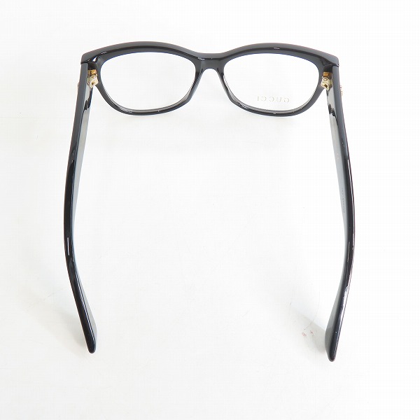 実際に弊社で買取させて頂いたGUCCI/グッチ メガネフレーム アイウェア GG0098O-001の画像 2枚目