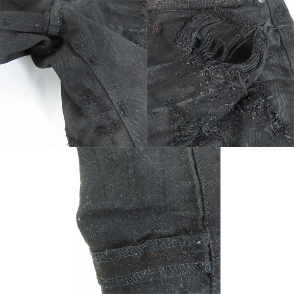 実際に弊社で買取させて頂いたJULIUS/ユリウス 09AW CANON_2期 ねじれ加工 デニムパンツ/1の画像 9枚目
