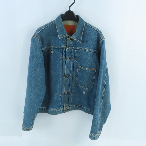 実際に弊社で買取させて頂いたLevi’s /リーバイス ファースト 復刻 デニムジャケット/71506/40 