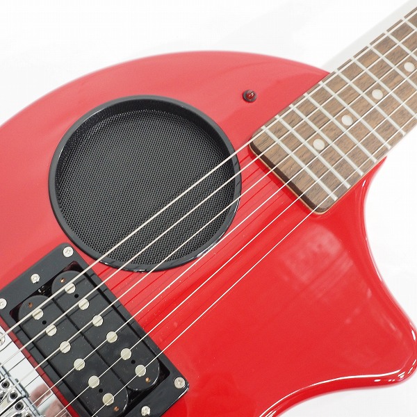 実際に弊社で買取させて頂いた★【美品】FERNANDES/フェルナンデス ZO-3 ’19 RED W/SC ぞうさん アンプ内蔵エレキギター レッド ソフトケース付の画像 5枚目