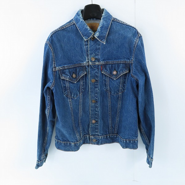 実際に弊社で買取させて頂いたLEVIS/リーバイス 70505 ヴィンテージ ボタン裏刻印521 デニムジャケット ビッグE